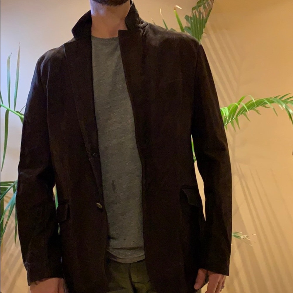 Banana Republic Leather Suit Jacket